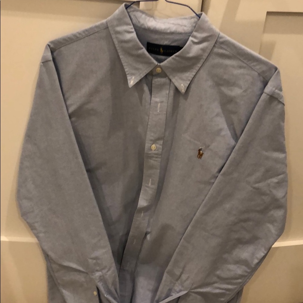 COPY - Ralph Lauren Blue Oxford button down
